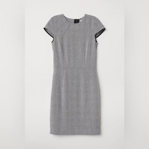 H&M Short Dress | Gray Checked